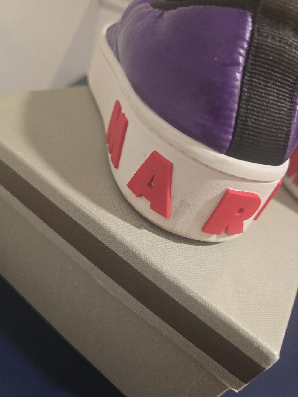 Marni Purple Slip-On Platform Sneakers - Picture 2 of 6